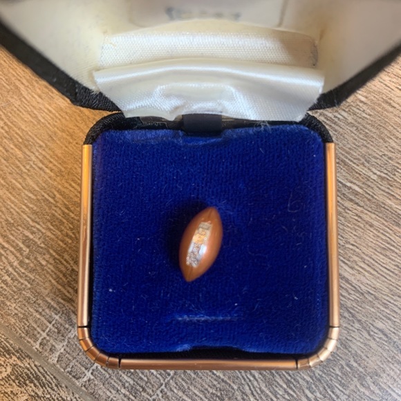 Vintage Swank Football Tie Tac Pin With Chain In Original Box - Picture 6 of 6